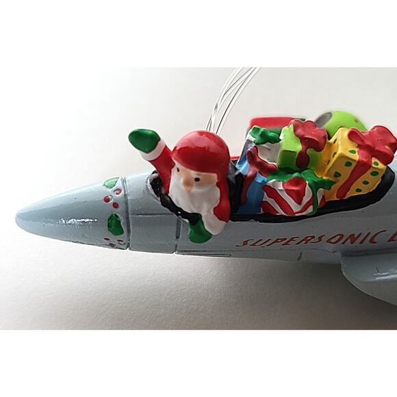 American Greetings Operation Santa Ornament Holiday Transport Military Jet 2003 - Picture 5 of 9